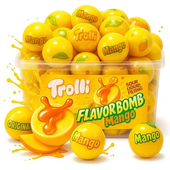 Конфеты мармелад Trolli Flavor Bomb Mango 60 штук 1128 г