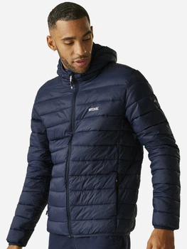 Куртка демісезонна з капюшоном чоловіча Regatta Hooded Marizion RMN223-00A XL Синя (5063019740508)
