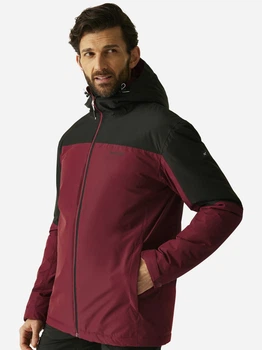 Куртка демисезонная с капюшоном мужская Regatta Thornridge RMP437-ZR0 L Красная с черным (5063516130642)