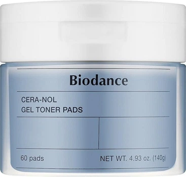 Зволожуючі тонер-пади гелеві з колагеном Biodance Cera-nol Gel Toner Pads 60 шт