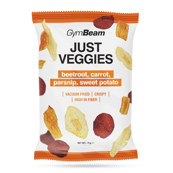 Just Veggies - мікс овочевих чипсів 75 g - GymBeam Food
