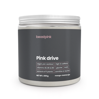 BeastPink Pink Drive 300 g манго - маракуйя - GymBeam BeastPink