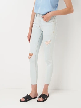 Джинси Skinny жіночі Pull & Bear 5682563406 36 Блакитні (KC1000000037709)