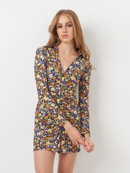 Платье летнее женское Stradivarius 5434187632 XS Комбинированное (KC1000000037784)