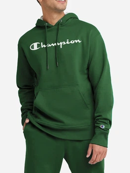 Худи утепленное мужское Champion gf89h-y07718 S Зеленое (KC1000000045855)