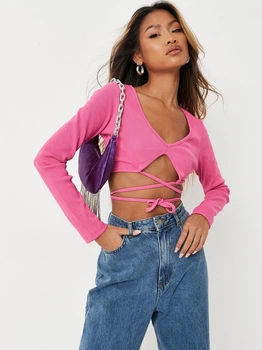Топ женский Missguided tjf28993b71 44 Розовый (KC1000000025635)