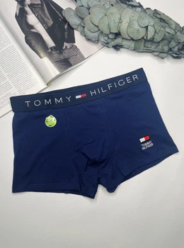 Труси чоловічі боксери бавовняні Tommy Hilfiger 48 розмір Синій