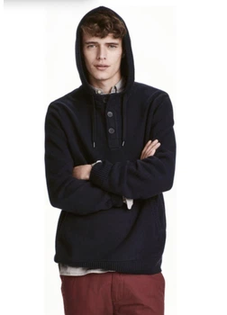 Вязаные худи H&M Черный S (0417593)