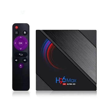 Смарт ТВ приставка Android 10.0 для телевізора Н96 4/64GB Wi-Fi Smart TV BoX