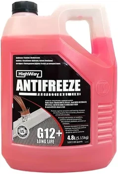 Антифриз ANTIFREEZE-40 LONG LIFE G12+ красный 4.8л HighWay
