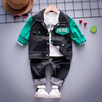 Дитячий костюм "Little Hero" Зелений 98–104 см