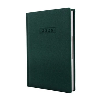 Ежедневник Optima 2026 Mink, темно-зеленый (O25237-49)