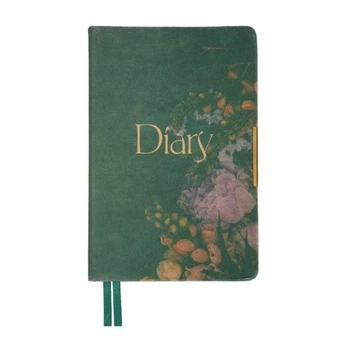 Ежедневник Leo Planner 2026 Bloom, зеленый (252683)
