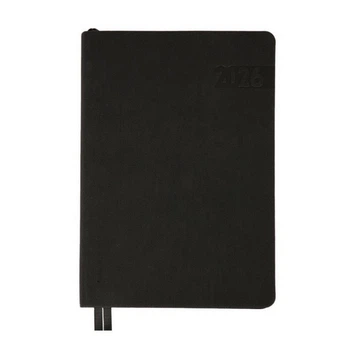 Щоденник Leo Planner 2026 Boss, м'який, чорний (252634)
