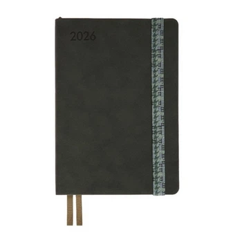 Ежедневник Leo Planner 2026 Polo, мягкий, графитовый (252694)