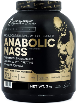 Gainer Kevin Levrone Anabolic Mass Jar 3 kg Truskawka (5901764786757)