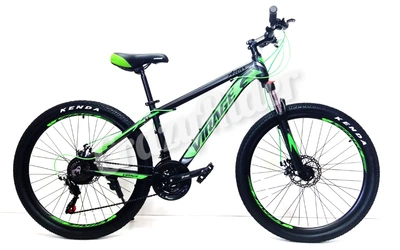 Велосипед 26" Virage ASTOR AM DD EF500 (рама 13") черно-серно-зеленый мат
