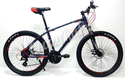 Велосипед 26" Virage TARGET AM DD EF500 (рама 17") темно-синій з червоним глянець