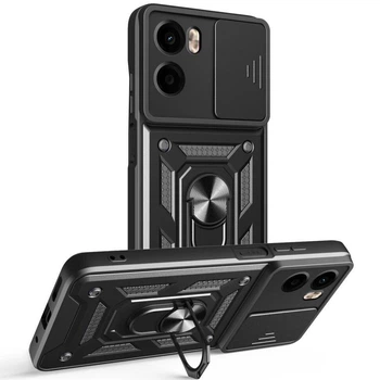 Протиударний броньований чохол із захистом камери для Motorola Moto G06 та G06 Power Armor Case Keysion black