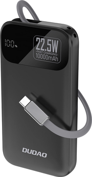 Powerbank Dudao K31 10000 mAh 22.5W Black (6977196682362)