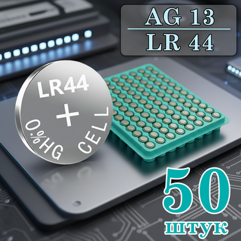 Батарейка таблетка 50 штук на блістері TMI AG13 LR44