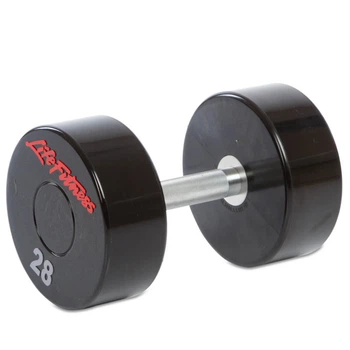 Гантель цельная профессиональная LIFE FITNESS Gemini Sport GA-80081-28, 1 шт 28 кг