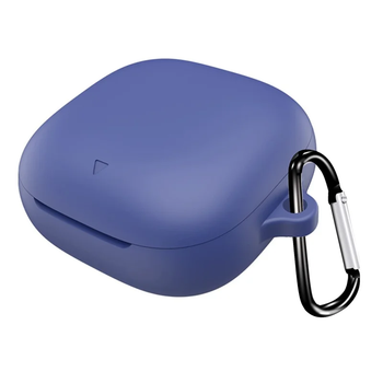 Чехол-накладка DK для Anker SoundCore Liberty 5 | Silicone Candy Friendly с карабином (dark blue)