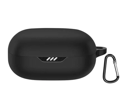 Чехол-накладка DK для JBL Live Pro 2 | Silicone Candy Friendly с карабином (022380) (black)