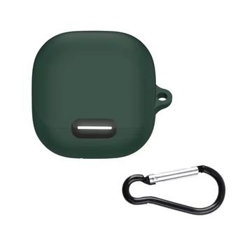 Чохол-накладка DK для Anker SoundCore Liberty 4 NC | Silicone Candy Friendly з карабіном (green)