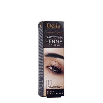 Краска для бровей на основе хны Delia Cosmetics Henna 2 г Графитовая