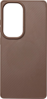 Панель Wozinsky Carbon Fibre Case MagSafe для Samsung Galaxy S25 Brown (5907769370816)