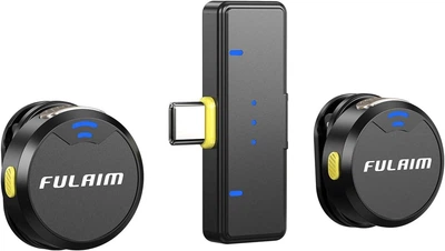 Беспроводной петличный микрофон FULAIM X3 type c Черный