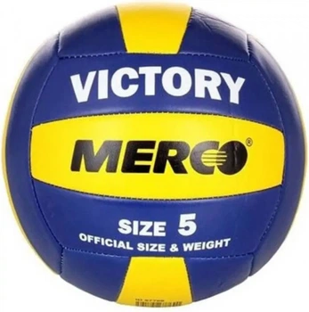 Волейбольный мяч Merco Victory, размер 5, искусственная кожа, 18 панелей, тренировочный для зала(OB_25A0FF53F0FB)