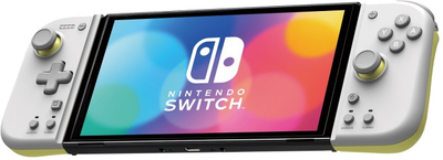 Компактний спліт-пад Nintendo Switch Light Grey - Yellow (0810050911290) (955555909825810) - Уцінка