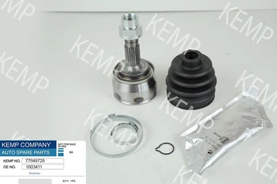 Автозапчастина ШРУС Opel Corsa D 1.0-1.2 05- Fiat Punto 1.2 1603411 KEMP