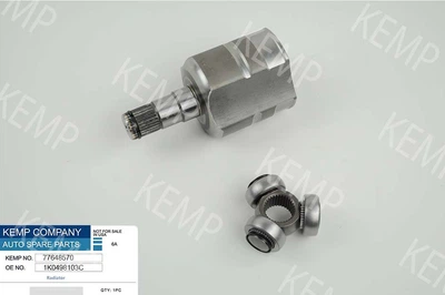 Автозапчастина Шрус VW Caddy 3 Passat/Golf/Octavia A5 Audi A3.1.6- 2.0TFSI 00- внутренний 1K0498103C KEMP