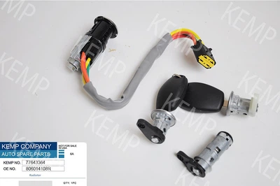 Автозапчастина Замок зажигания + 3 личинки Renault Logan l, Sandero l, Duster 806014108R KEMP