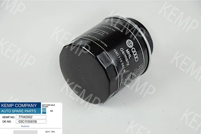 Автозапчастина Фильтр масла VW/Audi 1.2 1.4 FSI TFSI TSI 03- 03C115561B KEMP