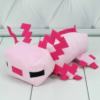 Мягкая игрушка KinderToys МК Аксолотль Майнкрафт 20х10 см Minecraft (00663-98)
