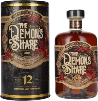Ром The Demon's Share 12 років витримки 0.7 л 41% у подарунковій упаковці (8009366980492)