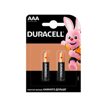 Батарейка DURACELL MN2400 LR03 AAA 1,5V 2 шт