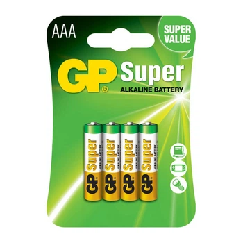 Батарейка GP Super Alkaline 24A21-SB4 LR3 AAA 1,5V 4 шт