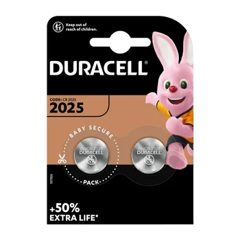 Батарейки DURACELL CR 2025 Lithium 2 шт