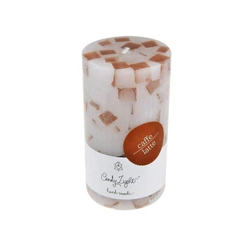 Свічка ароматична Candy Light MС07*13/1 циліндр кава-лате