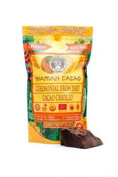 Справжнє церемоніальне какао з перу Criollo Shaman Cacao Criollo 0,3 кг Ceremonial From Peru