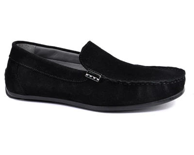 Мокасини чоловічі IKOS 1401-1/BLACK WEL 45 Чорний