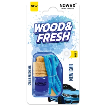 Ароматизатор воздуха в блистере Nowax Wood & Fresh - New Car (NX92075)