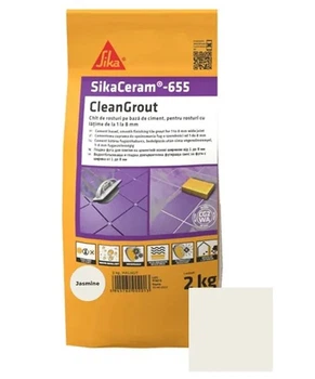 Затирка цементная для швов Sika Sikaceram-655 jasmine жасмин 2 кг