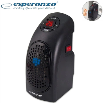 Тепловентилятор ESPERANZA EHH007 Handy Heater Kalahar обігрівач компактний 400W