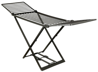 Suszarka na pranie ProGarden rozkładana czarna 200 cm (5904316446963)
